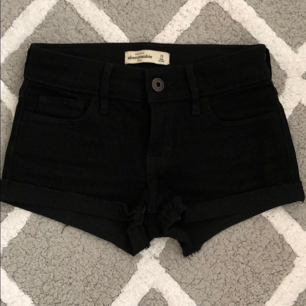 Abercrombie Kids Black Shorts